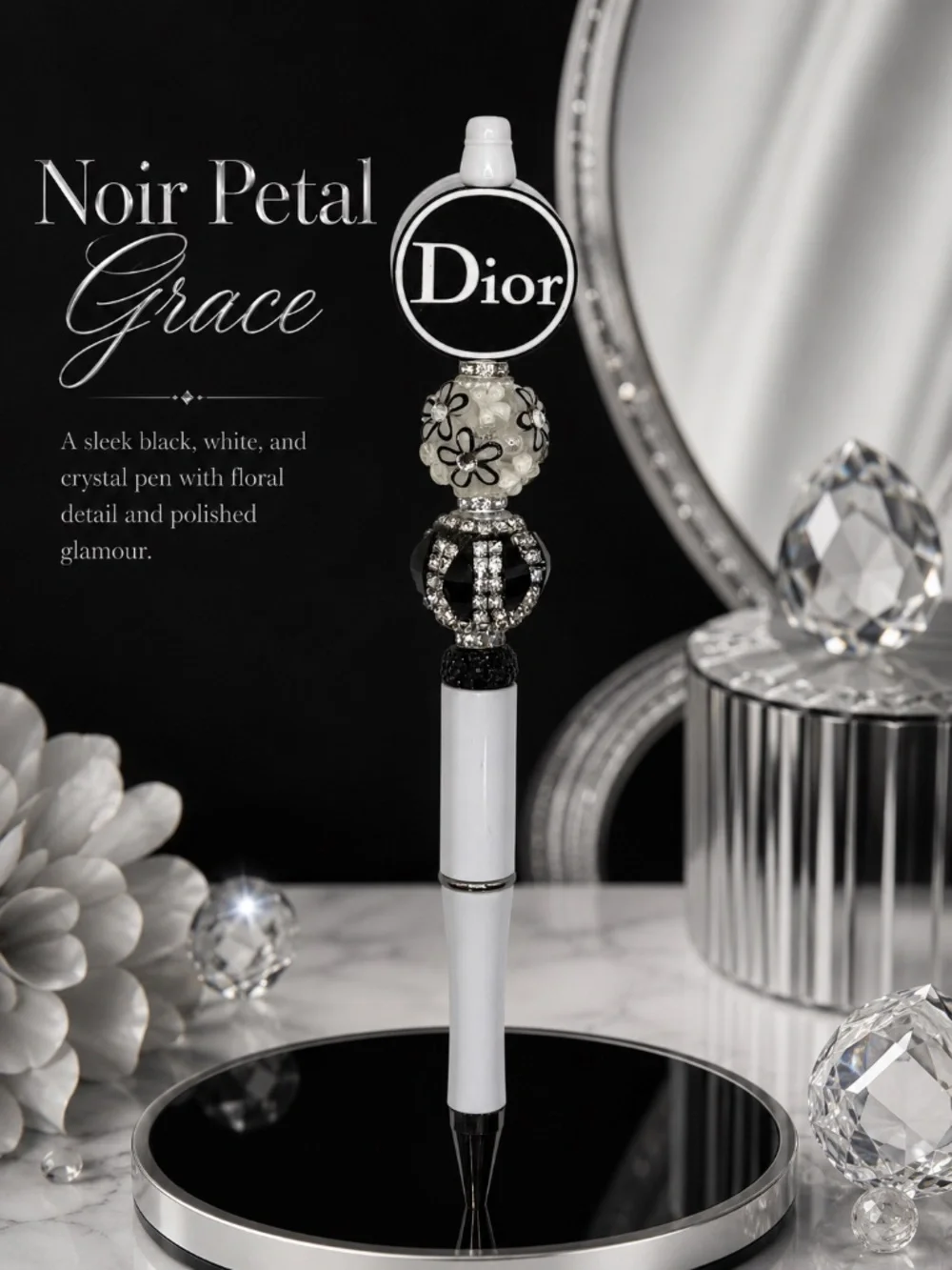 Noir Petal Grace Pen